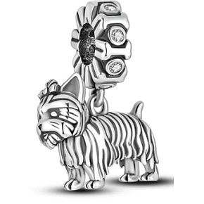 Charm Sterling Silver 925 Dog - Yorkshire Terrier - Yorkie, Animal Bracelet Pendant Charm Sterling Silver 925 Dog - Yorkshire Terrier - Yorkie, Animal Bracelet Pendant