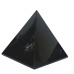 Obsidian Black Pyramid Natural Stone 2 x 2 x 1.6 cm Cleanses - Energy - Harmony - Emotions 1 piece, Stone of Rescue