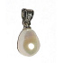 Pearl white natural pendant 1,1 cm 1 piece, symbol of femininity, brings admiration