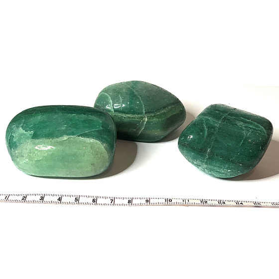 Aventurine green Tumbled natural stone 160 - 220 g, 1 piece, lucky stone