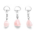 Rosie's keychain pendant natural stone approx. 10 cm 1 piece, love stone