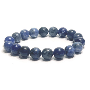 Sodalite bracelet elastic natural stone, ball 10 mm / 16 - 17 cm, stone communication Sodalite bracelet elastic natural stone, ball 10 mm / 16 - 17 cm, stone communication