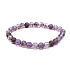 Quartz Phantom bracelet elastic, natural stone ball 6 mm / 16 - 17 cm, the most perfect healer