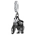 Charm Sterling silver 925 Gorilla, animal bracelet pendant