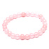 Rosie's bracelet elastic natural stone, ball 6 mm / 16 cm, for children, stone of love