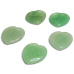 Avanturine green Hmatka, healing gemstone in the shape of a heart natural stone 3 cm 1 piece, lucky stone