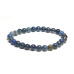 Dumortierite bracelet elastic natural stone, ball 6 mm / 16 - 17 cm, youth in the heart