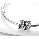 Charm Sterling silver 925, 33 anniversary, bead for bracelet