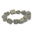 Pyrite iron bracelet elastic natural stone made of rounded stones 10 - 14 mm / 16 - 17 cm, master of self-confidence and abundance