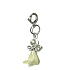 Angel dancing pendant with wings yellow skirt 14 x 24 mm 1 piece