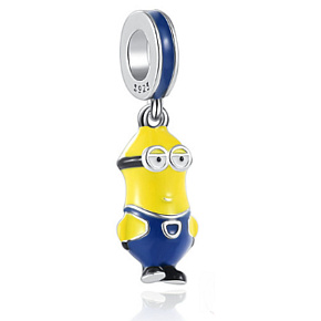 Charm Sterling silver 925 I villain - Mimons Mimoň Kevin, pendant on a bracelet film