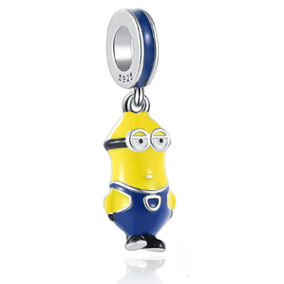 Charm Sterling silver 925 I villain - Mimons Mimoň Kevin, pendant on a bracelet film