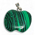 Malachite Apple of Knowledge pendant 1,5 cm, stone of fulfilled wishes
