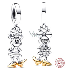 Charm Sterling silver 925 Disney 100. minnie Mouse anniversary, bracelet pendant Charm Sterling silver 925 Disney 100. minnie Mouse anniversary, bracelet pendant