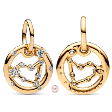 Charm Sterling silver 925 Gold plated Capricorn zodiac sign, bracelet pendant Charm Sterling silver 925 Gold plated Capricorn zodiac sign, bracelet pendant