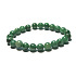 Smaragd African bracelet elastic natural stone, ball 8 mm / 16 - 17 cm, royal stone