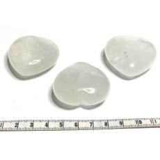 Crystal Hmatka, healing gemstone in the shape of a heart natural stone 4 cm 1 piece, stone stones