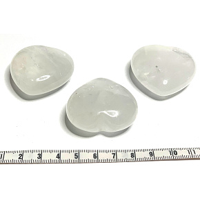 Crystal Hmatka, healing gemstone in the shape of a heart natural stone 4 cm 1 piece, stone stones