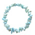 Larimar bracelet elastic natural stone 19 cm, stone of mythical Atlantis