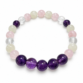 Bracelet with a story – I will never forget you, natural minerals, 8 mm bead / wrist 16–18 cm Bracelet with a story – I will never forget you, natural minerals, 8 mm bead / wrist 16–18 cm