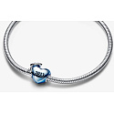Sterling Silver 925 Graduation - Blue Graduation Heart 2023, Graduate Bead Bracelet