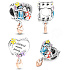 Charm Sterling silver 925 Disney Lilo & Stitch - Ohana, family, bead for bracelet