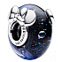 Charm Sterling silver 925 Disney Mickey Mouse and Minnie Mouse blue Murano glass bead on bracelet movie