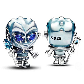 Charm Sterling silver 925 Game of Thrones White Walker, bracelet bead, film