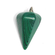 Malachite Sideric pendulum 2,2 cm, stone of fulfilled wishes