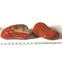 Jasper red Tumbled natural stone 160 - 220 g, 1 piece, full care stone