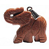 Goldstone gold elephant pendant hand cut figurine 3,5 cm, stone of ambition