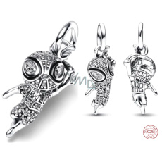 Charm Sterling silver 925 Marvel Spiderman, bracelet pendant Charm Sterling silver 925 Marvel Spiderman, bracelet pendant