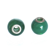 Chalcedony, bead natural stone, stone of love and joy