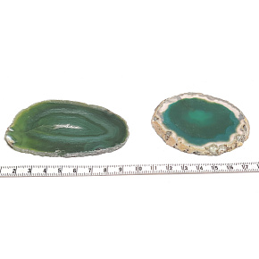 Agate green slice natural stone 1 piece, symbolizes the element earth Agate green slice natural stone 1 piece, symbolizes the element earth
