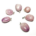 Kunzitl Troml pendant natural stone 2,2-3 cm, 1 piece, stone of emotions