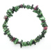 Anyolite / Ruby in Zoisite elastic bracelet with natural stone chips 19 cm, harmony, independent decision-making
