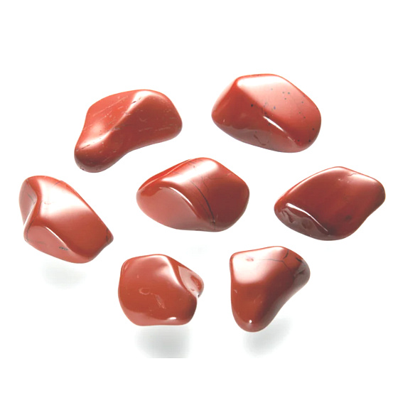 Jasper red Tumbled natural stone, approx. 3 cm 1 piece, full care stone