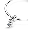 Charm Sterling silver 925 Disney Cinderella slipper, pendant for bracelet