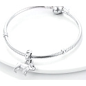 Charm Sterling Silver 925 Dog - French Bulldog, Animal Bracelet Pendant