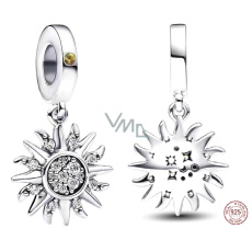 Sterling Silver 925 Sparkling Sun Charm, Universe Bracelet Pendant Sterling Silver 925 Sparkling Sun Charm, Universe Bracelet Pendant