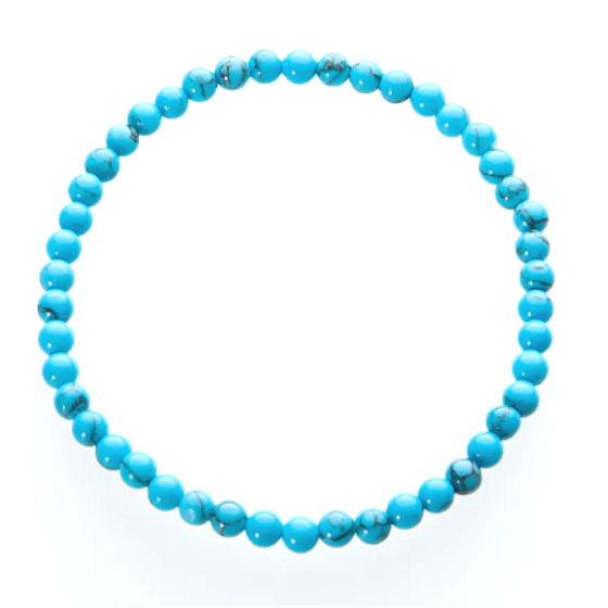 Tyrkenite bracelet elastic natural stone, bead 4 mm / 19 cm, stone of young people, looking for a life goal