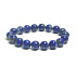 Lapis Lazuli bracelet elastic natural stone, ball 10 mm / 16 - 17 cm, harmony stone