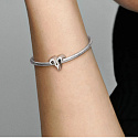 Charm Sterling silver 925 Zodiac sign Glittering Aries, bead for bracelet