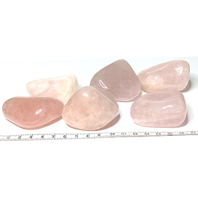 Rose quartz Tumbled natural stone 40 - 100 g, 1 piece, stone of love