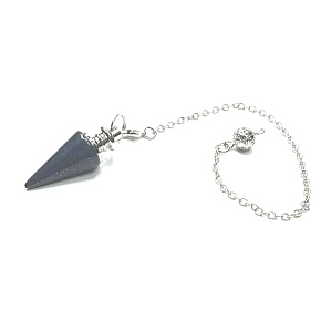 Lapis Lazuli pendulum natural stone 3,5 cm + chain with ball 18 cm, harmony stone Lapis Lazuli pendulum natural stone 3,5 cm + chain with ball 18 cm, harmony stone