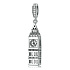 Sterling silver 925 London Big Ben, travel bracelet pendant