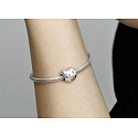 Charm Sterling silver 925 Disney Cinderella - dream heart, bead on bracelet christmas