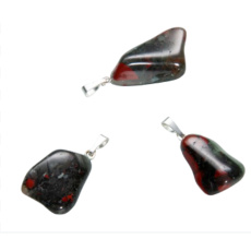 Heliotrope JAR Troml pendant natural stone, 2,2 - 3 cm 1 piece, stone of courage