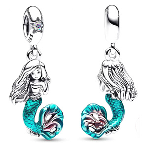 Sterling silver 925 Disney The Little Mermaid - Ariel, bracelet pendant