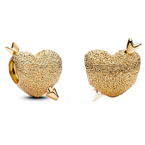 Charm Srdce a šíp září kouzlo, korálek na náramek láska Charm Srdce a šíp září kouzlo, korálek na náramek láska